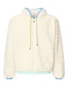 Casablanca Jacquard Fleece Jacket With Monogram In White