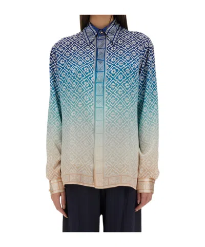 CASABLANCA CASABLANCA JACQUARD GRADIENT SHIRT