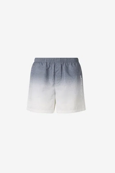 Casablanca Jacquard Gradient Swimsuit In Grey