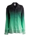 Casablanca Gradient Geometric-pattern Shirt In Green