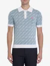 Casablanca Jacquard Monogram Polo Shirt
