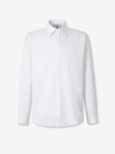 Casablanca Jacquard Monogram Shirt In White