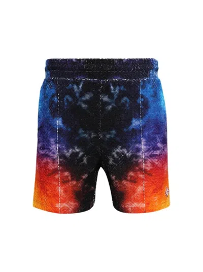 CASABLANCA CASABLANCA JACQUARD MONOGRAM SHORTS - TIE DYE
