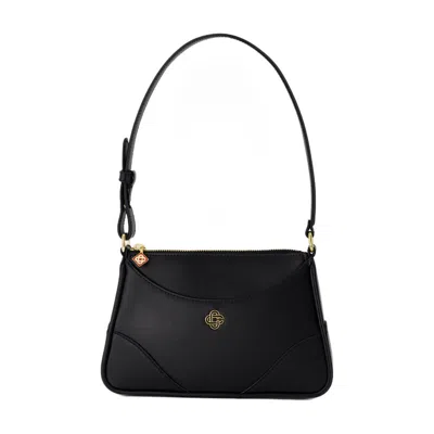 Casablanca Jeanne B Shoulder Bag - Leather - Black