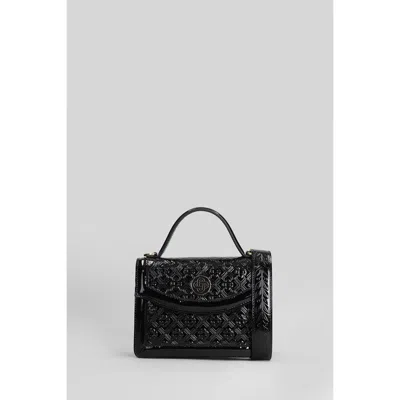 Casablanca Jeanne Mini Shoulder Bag In Black Leather