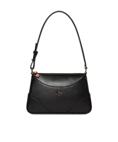 Casablanca Jeanne Pochette Shoulder Bag In Black