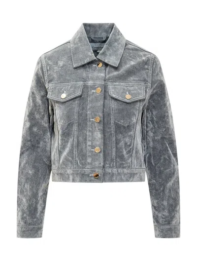 Casablanca Jeans Jacket In Gray