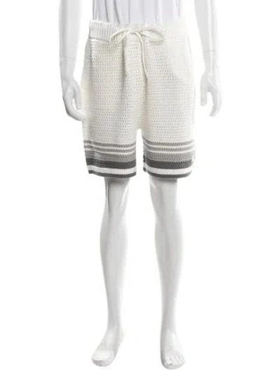 Pre-owned Casablanca Jogger Shorts W/ Tags In White