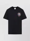 Casablanca Casa Way Mountain Printed Organic Cotton-jersey T-shirt In Black