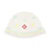 Casablanca Kawaii Crochet Bucket Hat In White