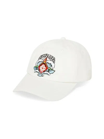Casablanca Kids Waves Cap In White