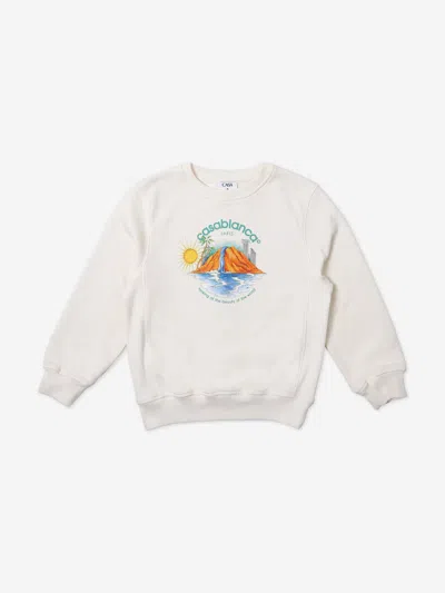 CASABLANCA CASABLANCA KIDS OASIS PRINT SWEATSHIRT