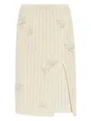 Casablanca White Skirt With Patches
