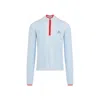 Casablanca Knit Base Layer Pullover Men In Blue