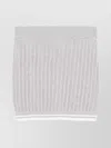 Casablanca Knit Metallic Skirt Striped Border