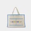 Casablanca Women's Knit Shopper Bag In Yellow