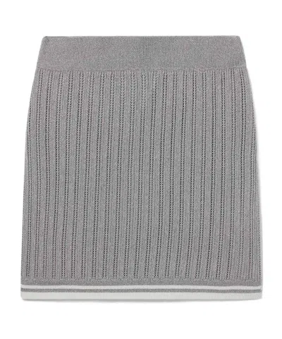 Casablanca Knitted Skirt In Gray