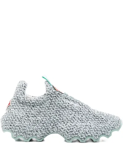 Casablanca Men Knit Sneakers In Green