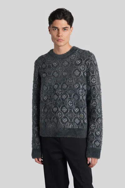 CASABLANCA KNITWEAR IN GREY WOOL