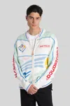 Casablanca Mens Montagne Sportif Montagne Embroidered Wool-knit Cardigan In Black