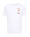 Casablanca La Flamme Du Sport Round-collar T-shirt In White