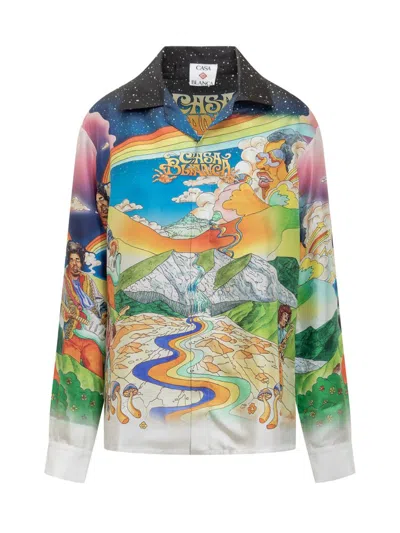Casablanca La Musique Shirt In Multi