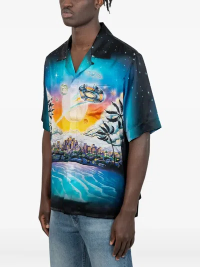 CASABLANCA LA PRÉMONITION COSMIC SKULL SHIRT