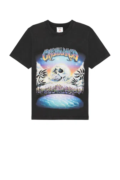Casablanca Premonition Hotfix Printed T-shirt In La Premonition