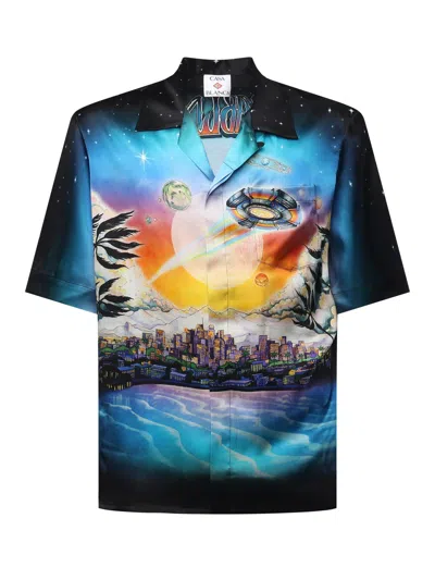 CASABLANCA LA PRÉMONITION SILK SHIRT