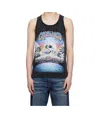 Casablanca Tank Top In Black Cotton In Black