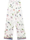 Casablanca La Vase Brise Trousers In White