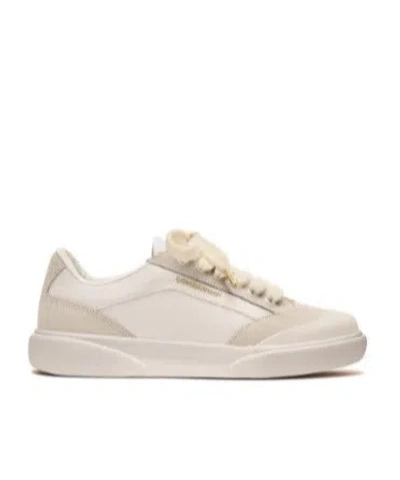 Casablanca Lace-up Sneakers In White