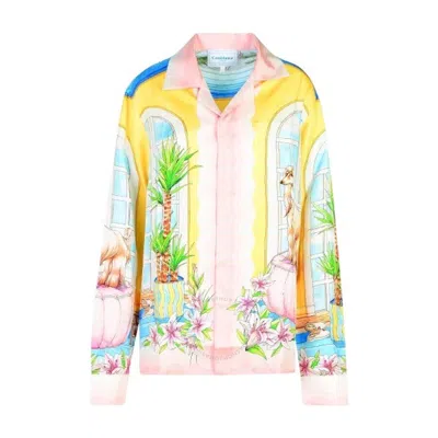 CASABLANCA CASABLANCA LADIES APARTEMENT DANS LES AIRS PRINTED SHIRT