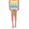Casablanca Ladies Gradient Wave Gradient Wave Crochet Skirt