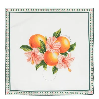 Casablanca White Printed Scarf