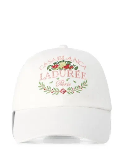 Casablanca Laduree Cap In White