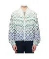 Casablanca Lapel Long Sleeve Casual Jacket In Multi