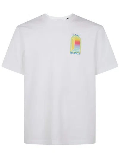 CASABLANCA CASABLANCA "L`ARCHE PRINT" CLASSIC T-SHIRT