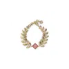Casablanca Golden Leaves Laurel Bracelet In Gold
