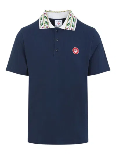CASABLANCA CASABLANCA LAUREL COTTON POLO