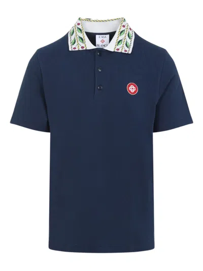 CASABLANCA LAUREL COTTON POLO