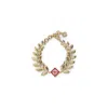 Casablanca Golden Leaves Laurel Bracelet In Gold