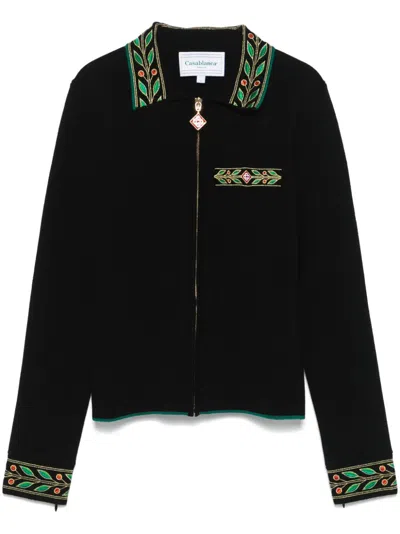 Casablanca Black Laurel Jacket