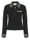 Casablanca Black Laurel Jacket In Black