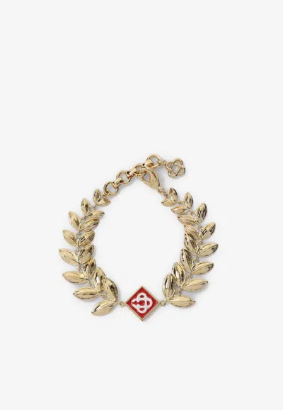 CASABLANCA LAUREL LEAF BRACELET