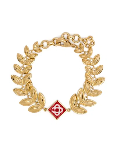 Casablanca Golden Leaves Laurel Bracelet