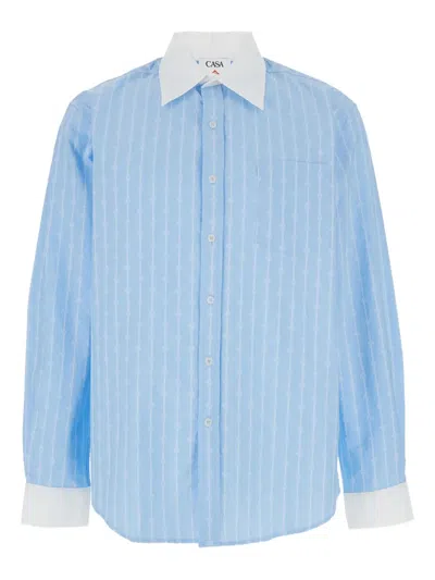CASABLANCA LAUREL MONOGRAM SHIRT