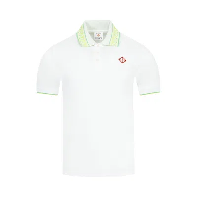 Pre-owned Casablanca Laurel Polo 'white' | Men's Size Xxl