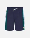 Casablanca Laurel Stripe Blue Shorts