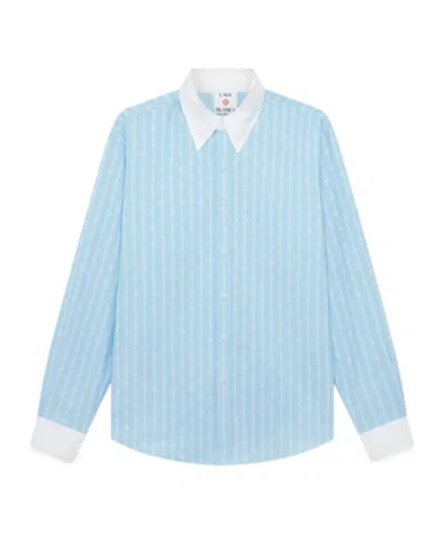 CASABLANCA CASABLANCA LAUREL STRIPE JACQUARD SHIRT
